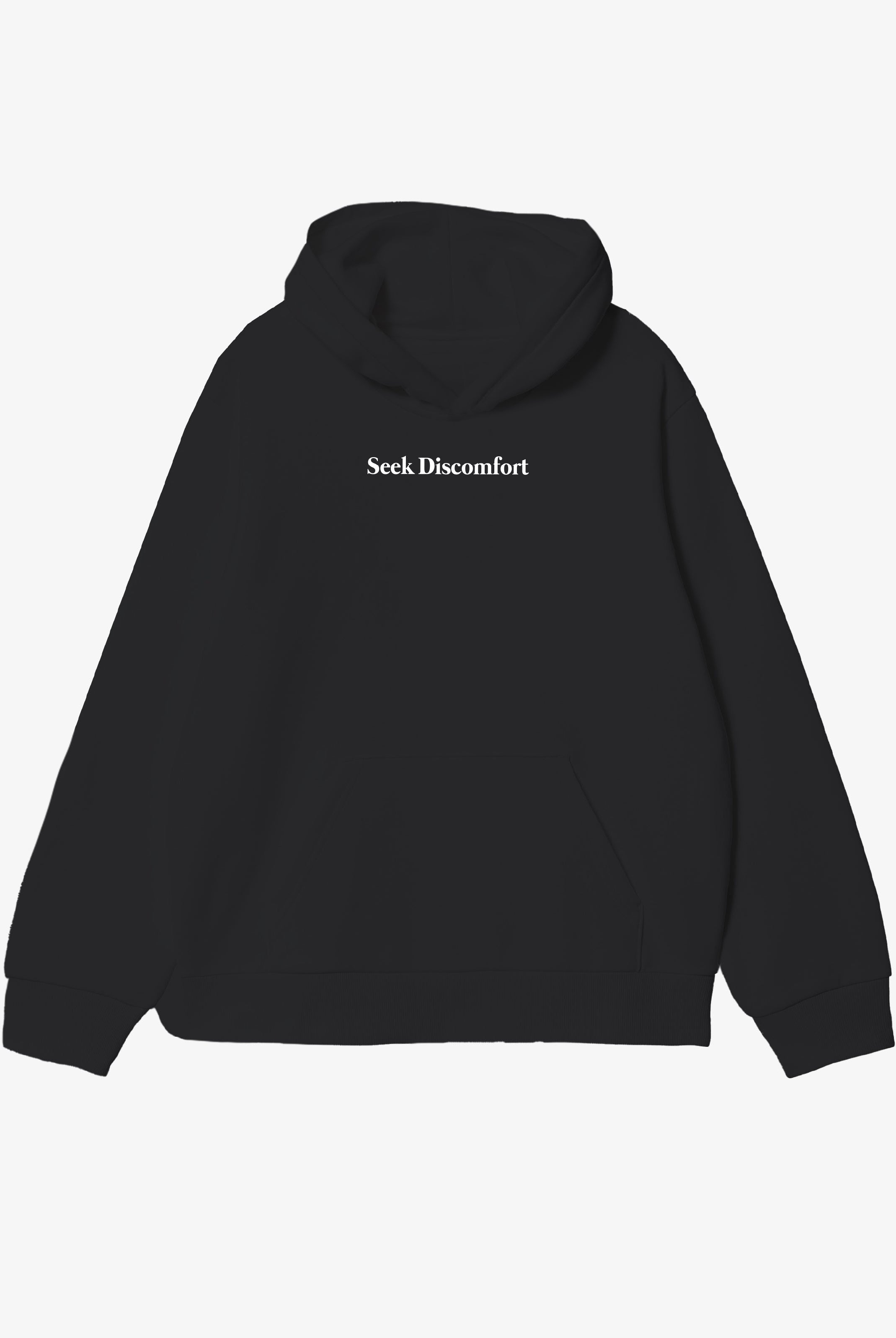 SD Essential Hoodie Black - front