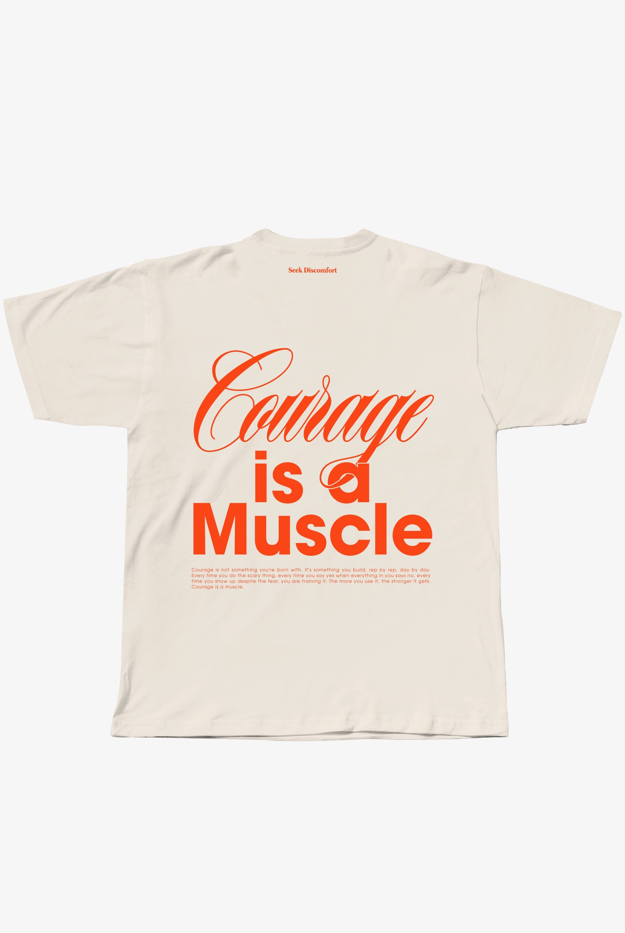 Courage is a Muscle Tee - back