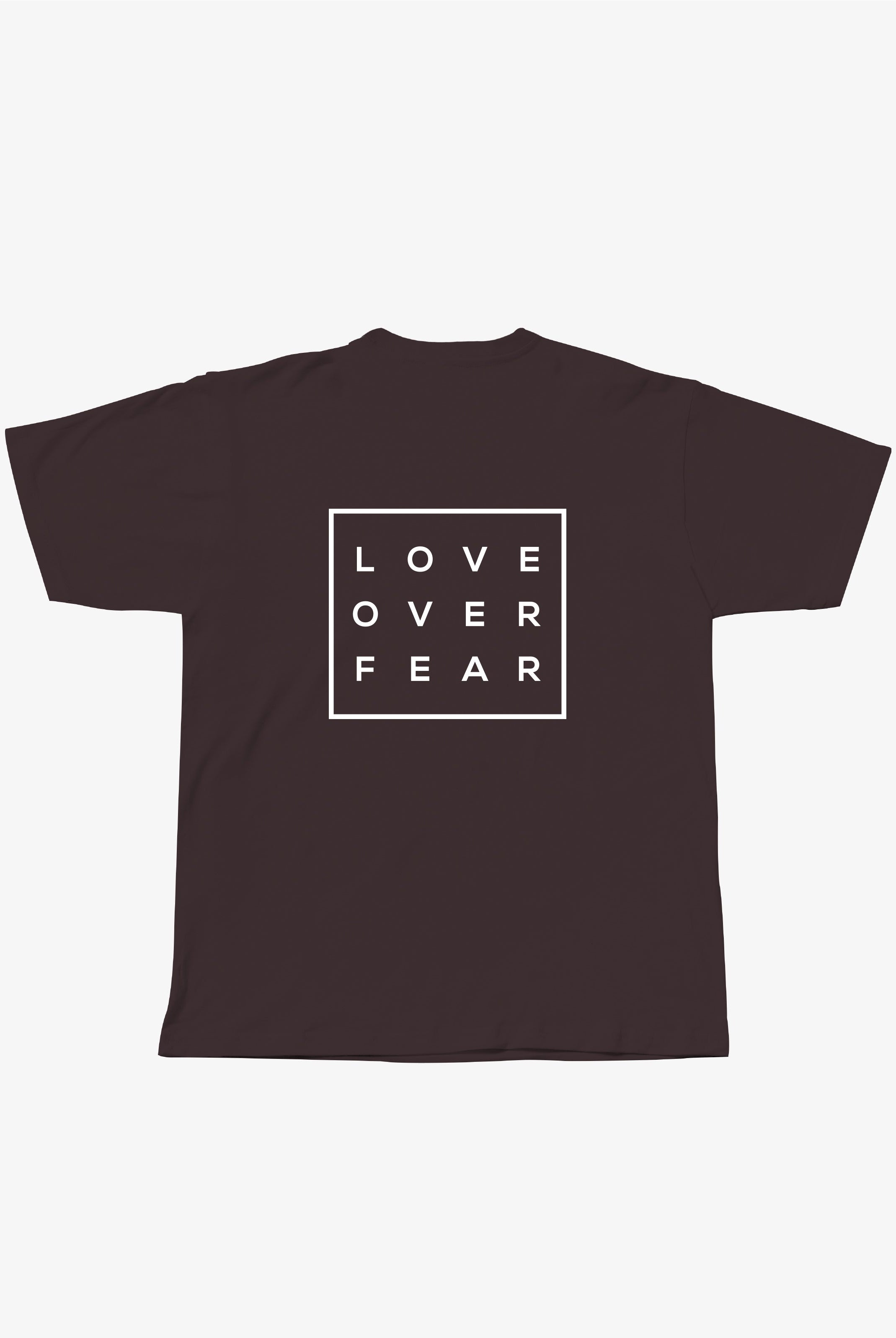 Dark Brown LOF Tee - back
