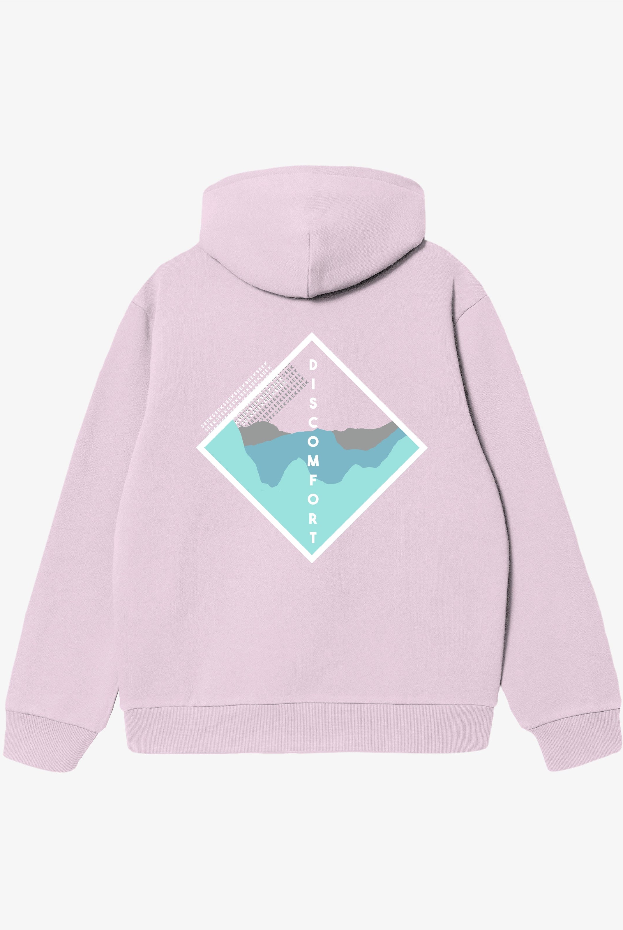 SD Diamond Back Baby Pink Hoodie - back