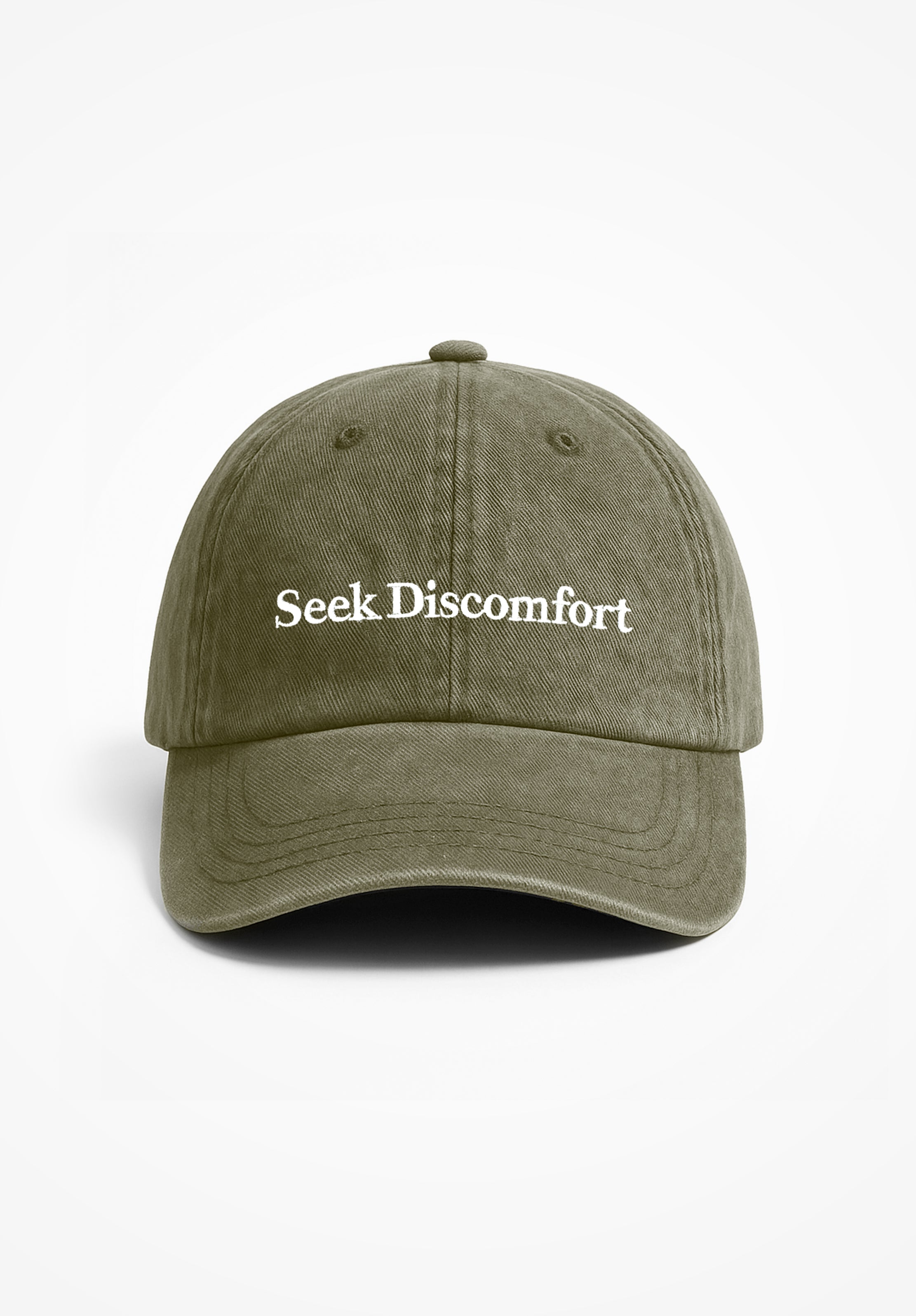 SD Classic Dad Cap - Khaki Green – Seek Discomfort