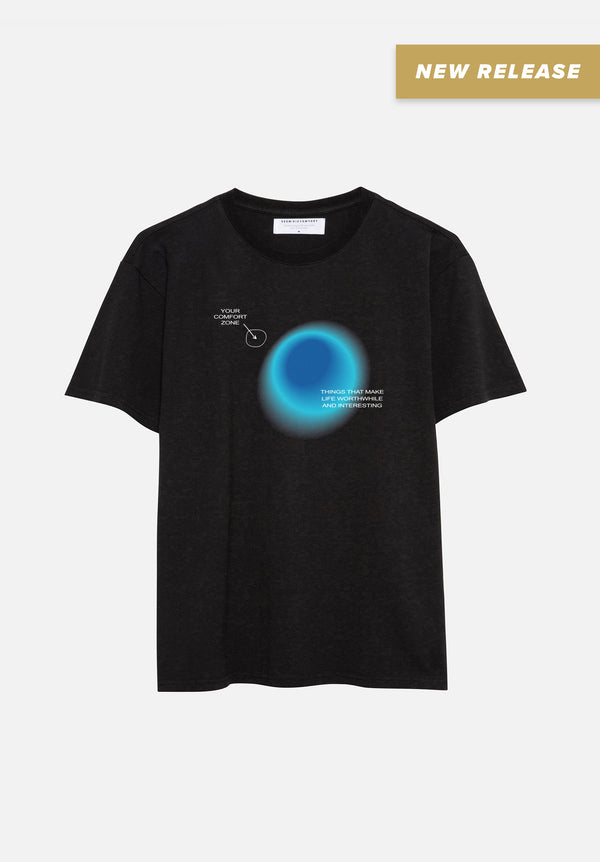 Black Comfort Zone Tee