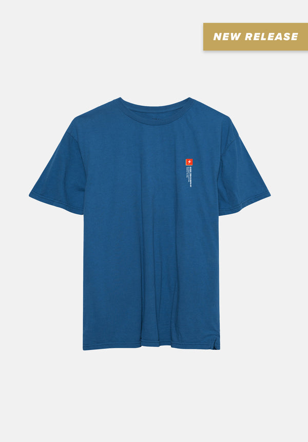 Blue Love Over Fear Circle Tee