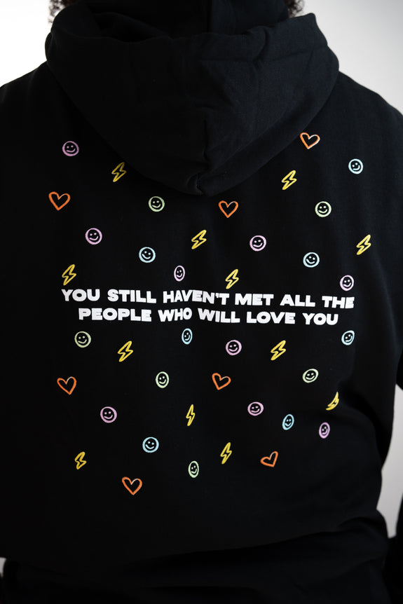 Black All the Love Hoodie