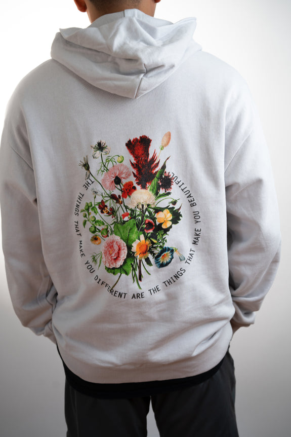 Bone Flowers Hoodie