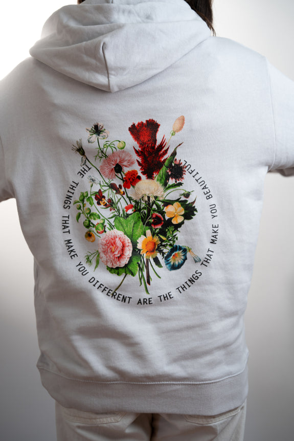 Bone Flowers Hoodie