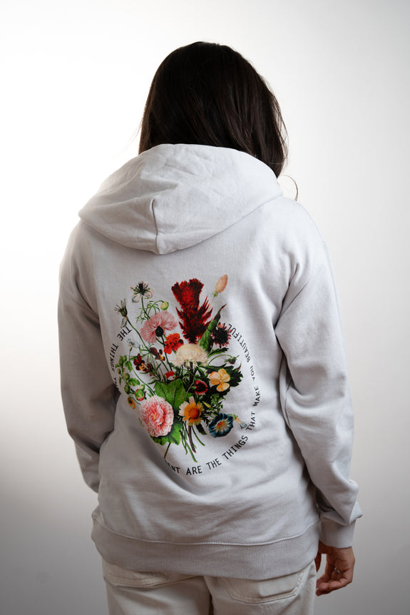 Bone Flowers Hoodie
