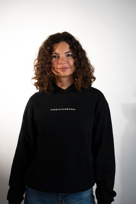 Black 'Comfort Zone' Hoodie