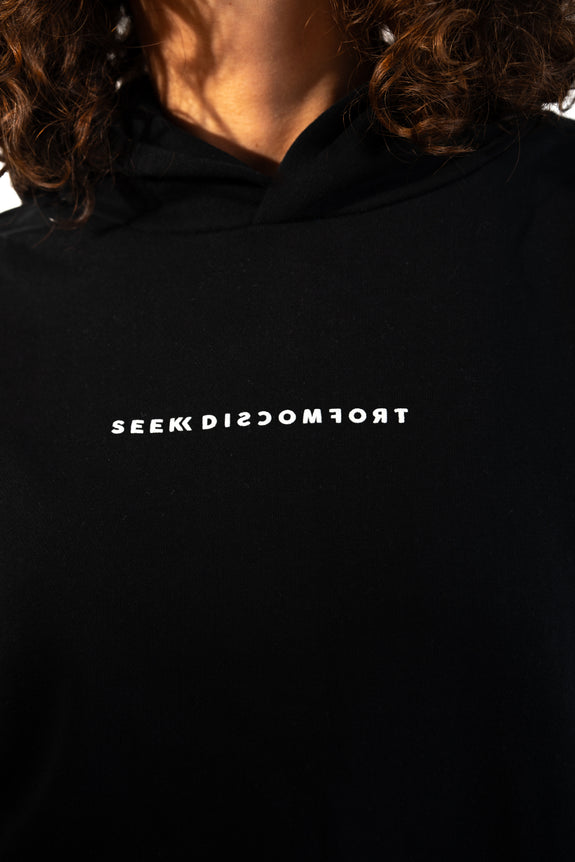 Black 'Comfort Zone' Hoodie – Seek Discomfort