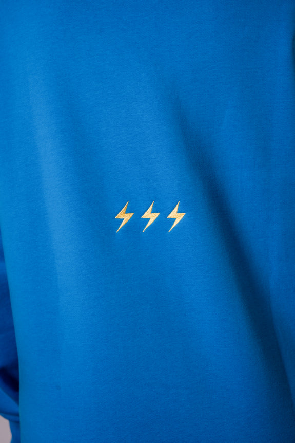 Blue Love Over Fear Hoodie