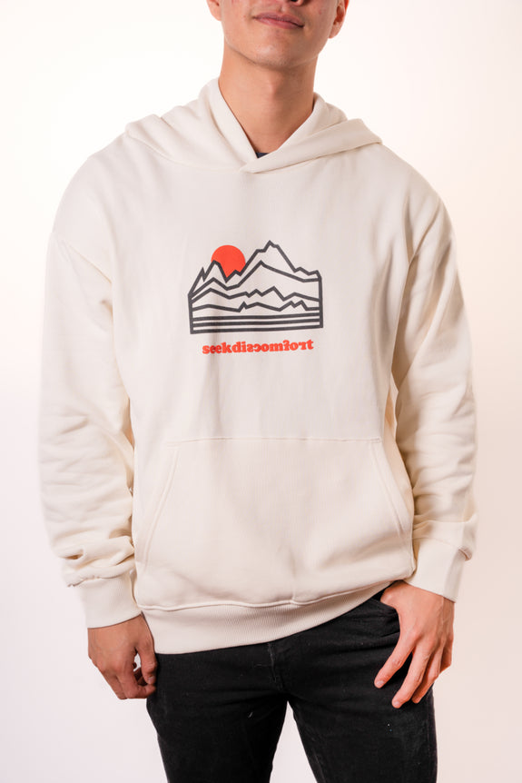 Bone Mountain Outline Hoodie