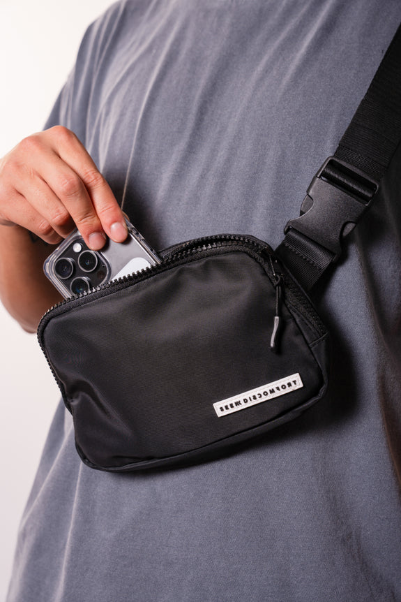 Seek Discomfort Shoulder Bag