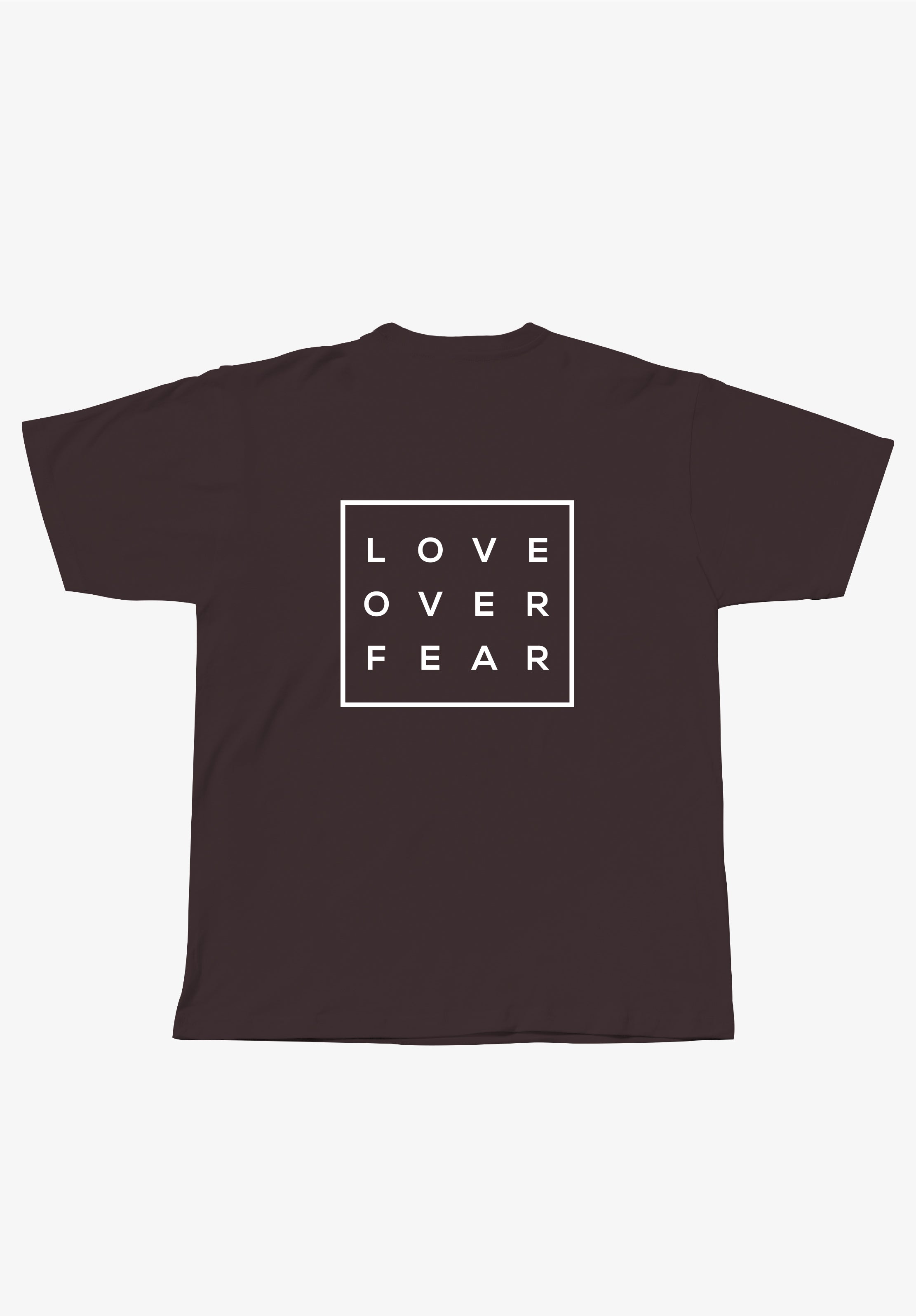 Dark Brown LOF Tee - back