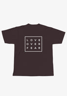 Dark Brown LOF Tee - back