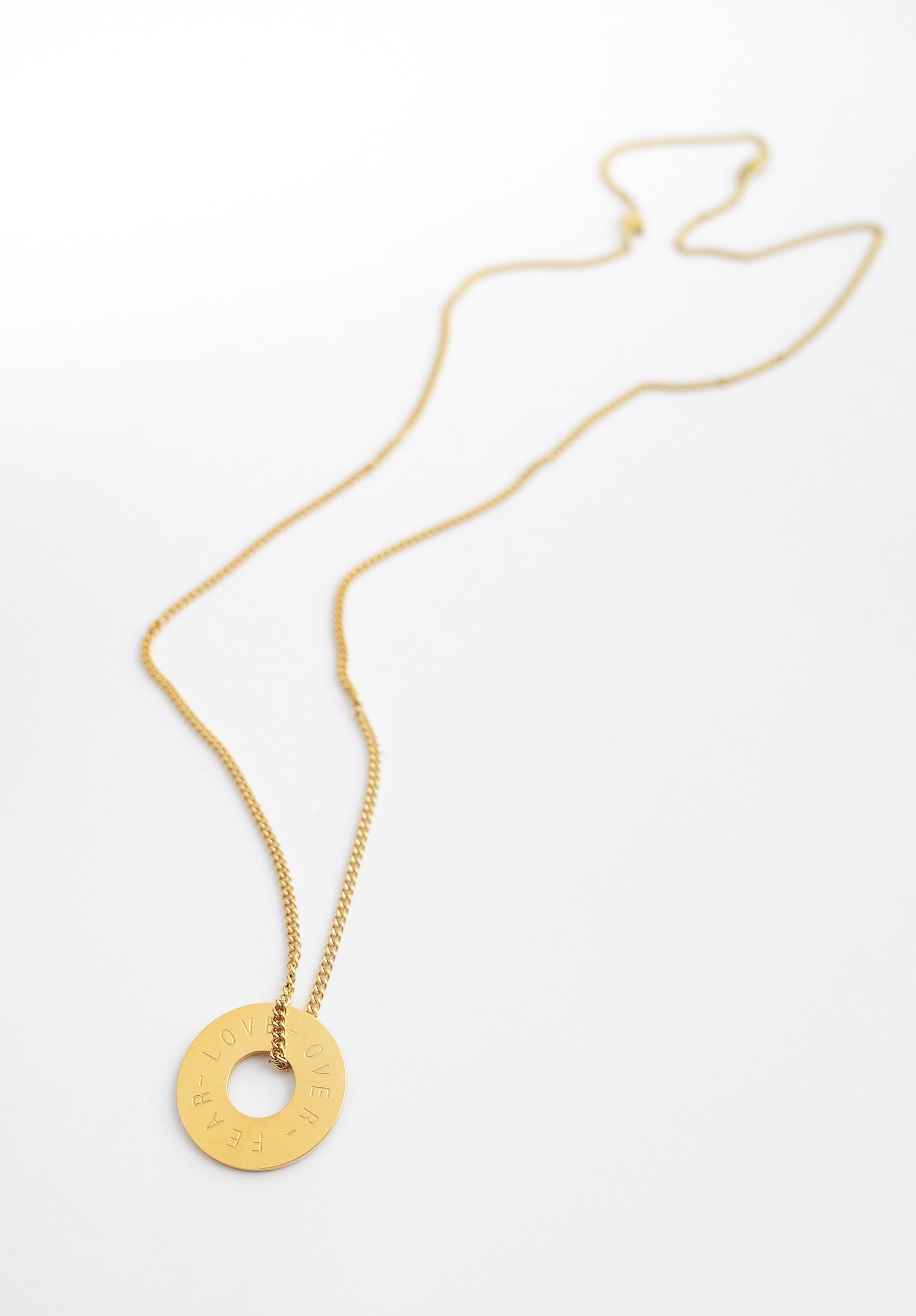 Gold Mantra Necklace