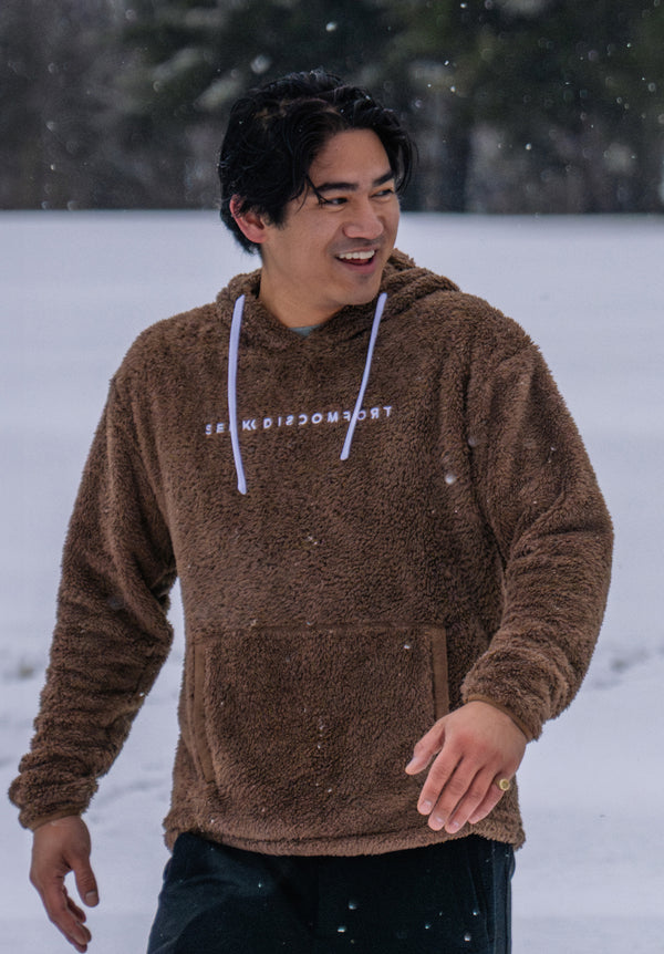 Brown Sherpa Hoodie