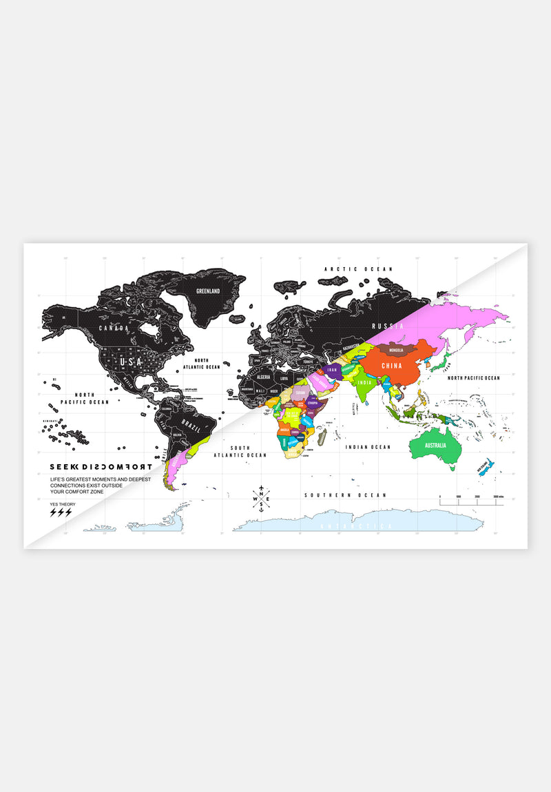 World Scratch Map – Seek Discomfort