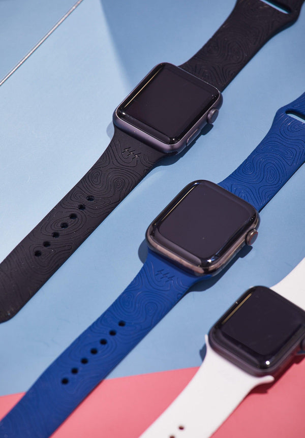 Topographic Map Apple Watch Band - Seek Discomfort