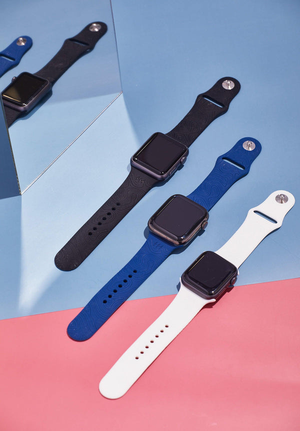 Topographic Map Apple Watch Band - Seek Discomfort
