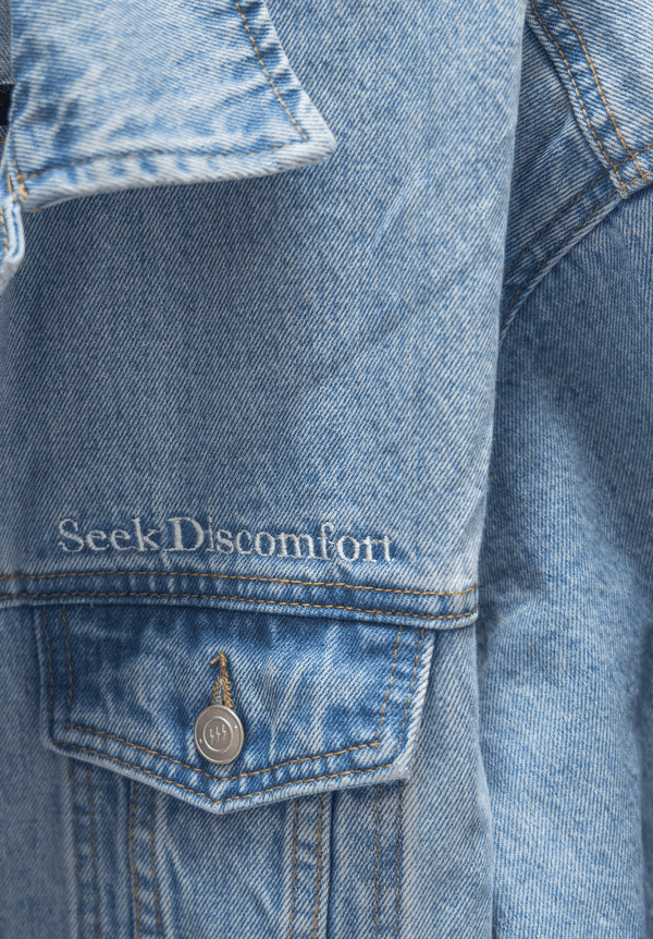 Seeker Light Wash Denim Jacket - Seek Discomfort