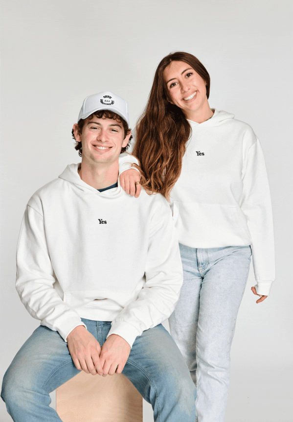 'Yes' Essential Hoodie - Seek Discomfort